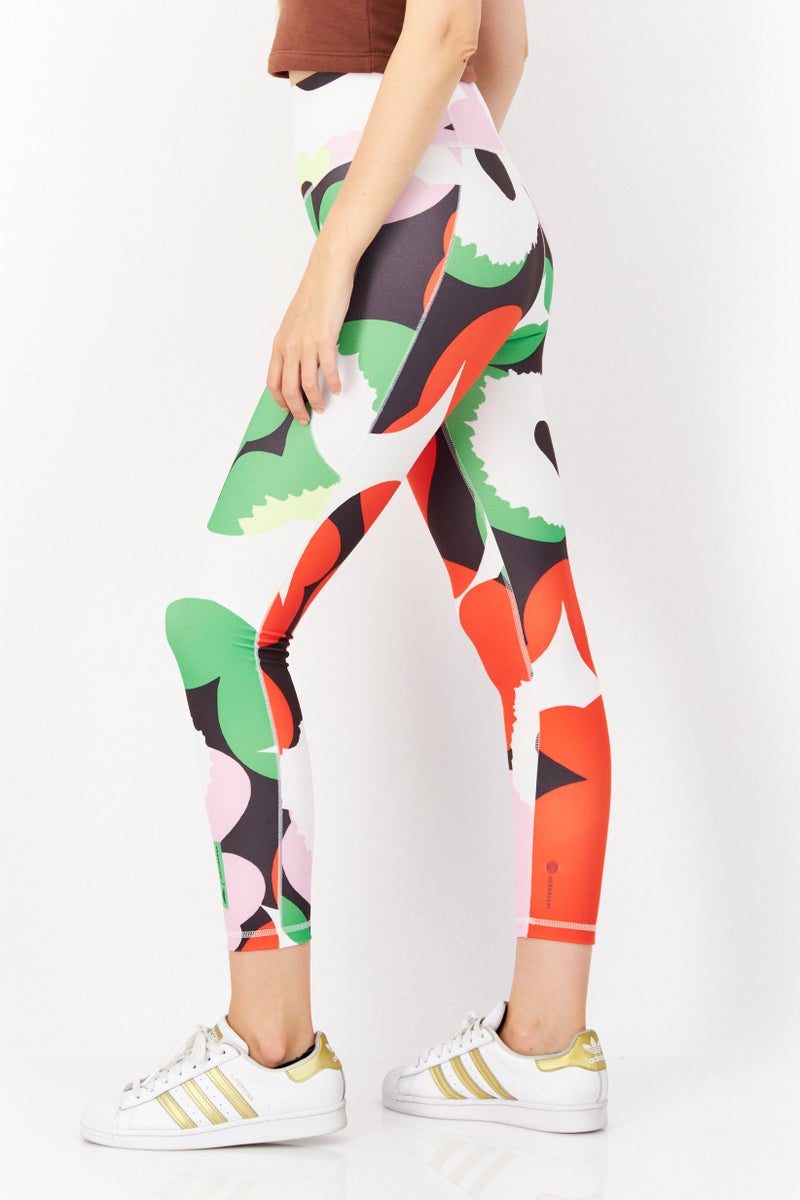 Women Tight Fit Yoga Tights, Green