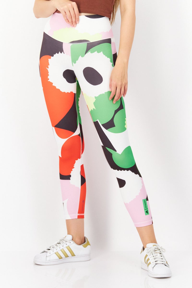 Women Tight Fit Yoga Tights, Green
