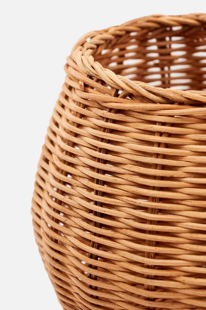 Natural Fiber Storage Basket, Brown