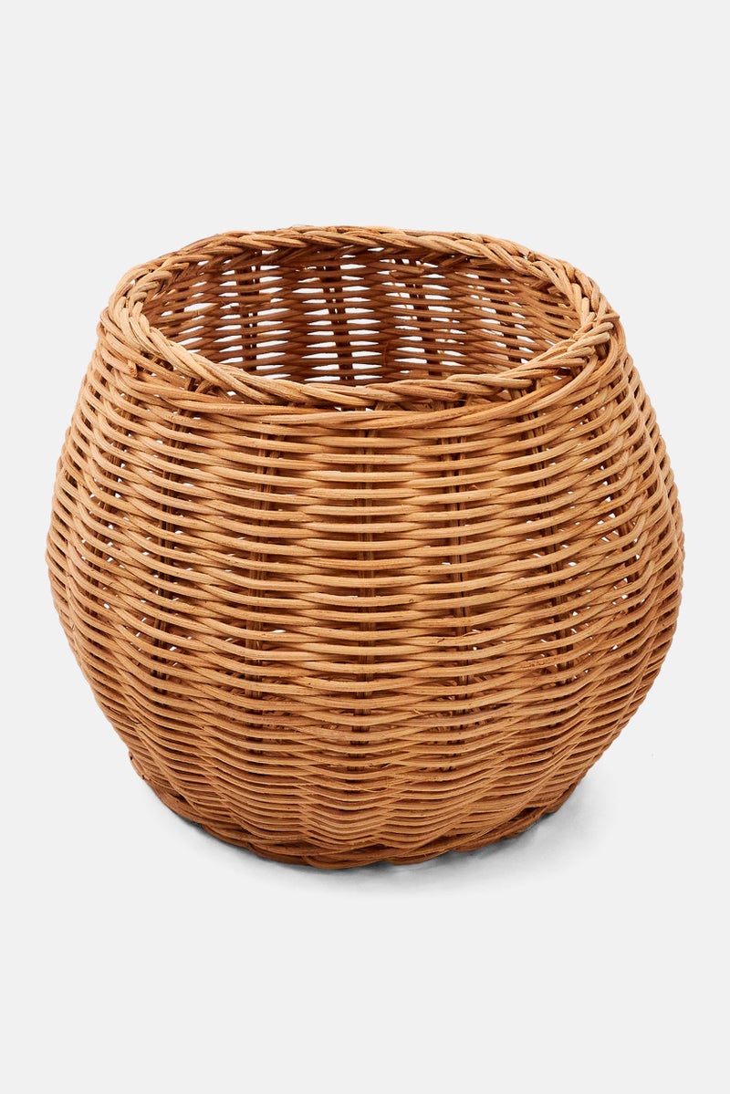 Natural Fiber Storage Basket, Brown