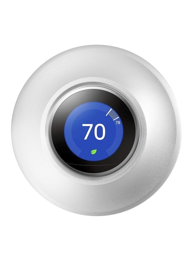 Metal Nest Learning Thermostat Wall Plate Compatible With Nest Learning Thermostat 3Rd 2Nd 1St Generation Silver Wall Plate Only And2020 Nest Thermostat Can T Be Used