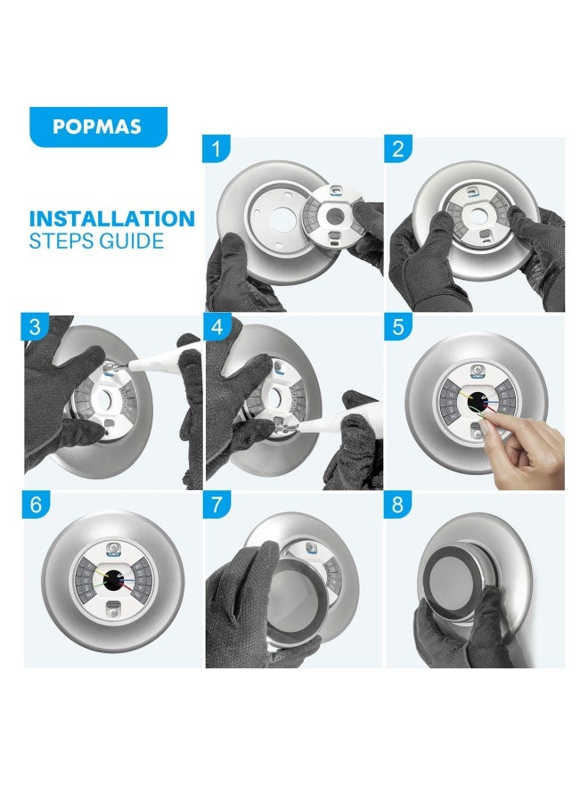 Metal Nest Learning Thermostat Wall Plate Compatible With Nest Learning Thermostat 3Rd 2Nd 1St Generation Silver Wall Plate Only And2020 Nest Thermostat Can T Be Used