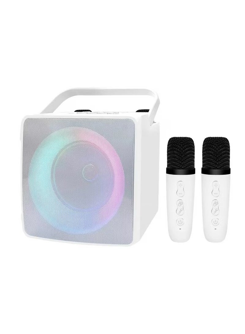 SD-508 New Karaoke Home KTV Outdoor Portable Bluetooth speaker with Dual Wireless Microphones