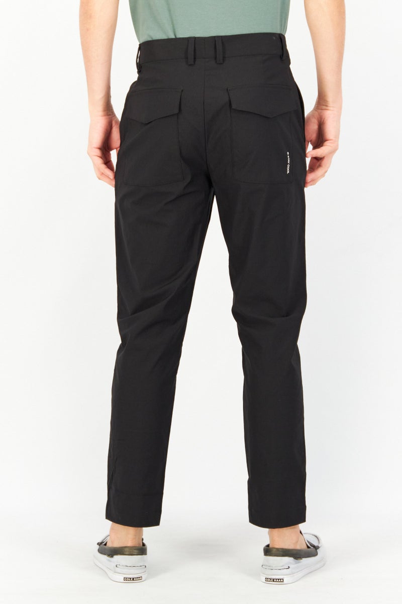 Men Tony Fit Solid Chino Pants, Black