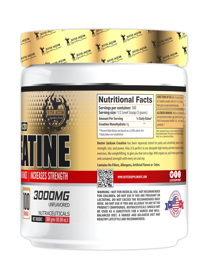 Gold Series Micronized Creatine - Pure Muscle-Building Supplement for Strength & Endurance