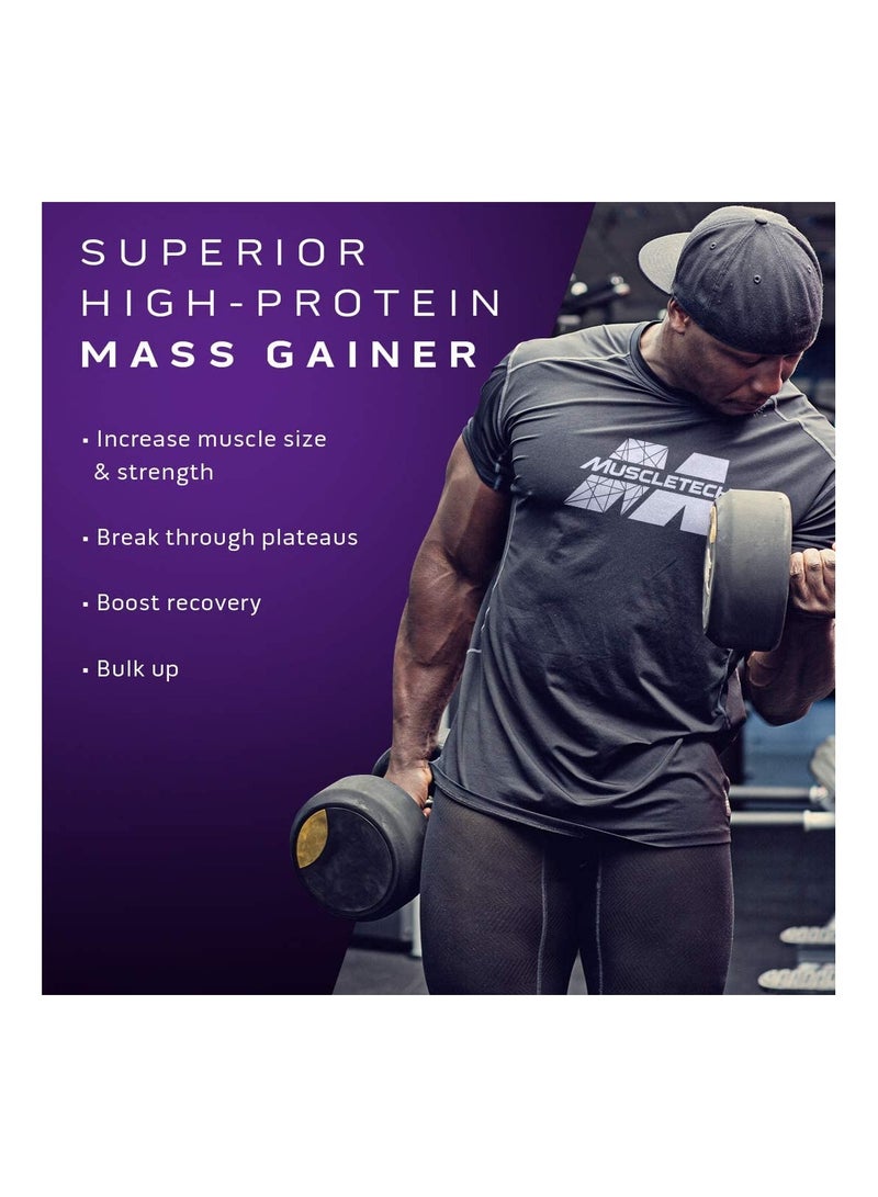 MuscleTech Mass Gainer Protein Powder- Protein Powder for Muscle Gain- Whey Protein + Muscle Builder Creatine Supplements  Vanilla, 5.15 Pound (Pack of 1)