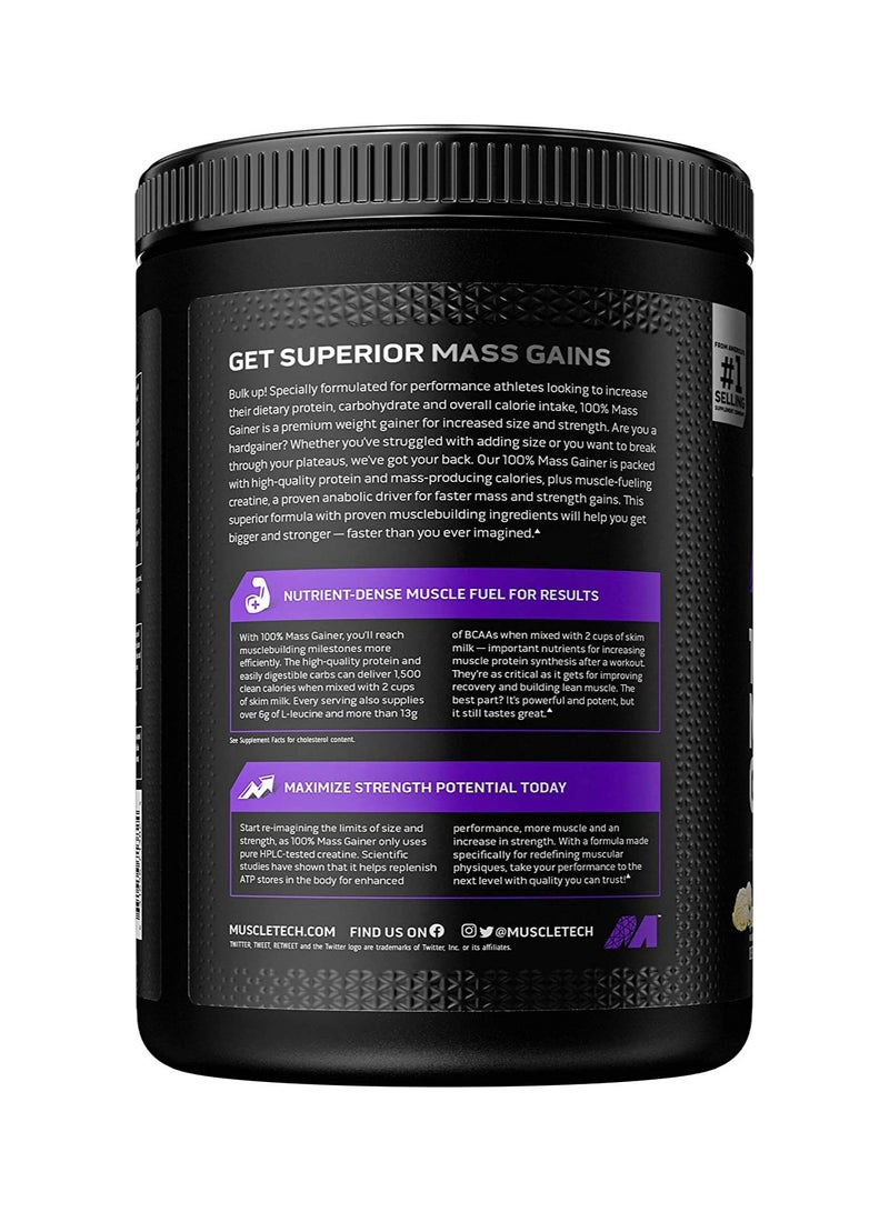 MuscleTech Mass Gainer Protein Powder- Protein Powder for Muscle Gain- Whey Protein + Muscle Builder Creatine Supplements  Vanilla, 5.15 Pound (Pack of 1)