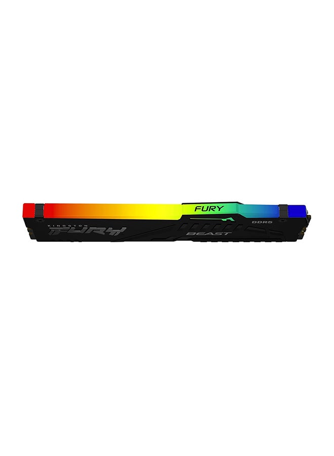 Fury Beast 32GB 6000MT/s DDR5 CL40 RGB Desktop Memory Single Module | Infrared syncing Intel XMP | Plug n Play | KF560C40BBA-32