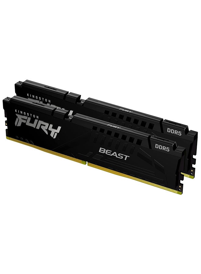 Technology Fury Beast 32GB (2x16GB) 6000MHz DDR5 CL40 DIMM (Kit of 2) Desktop Memory KF560C40BBK2-32/