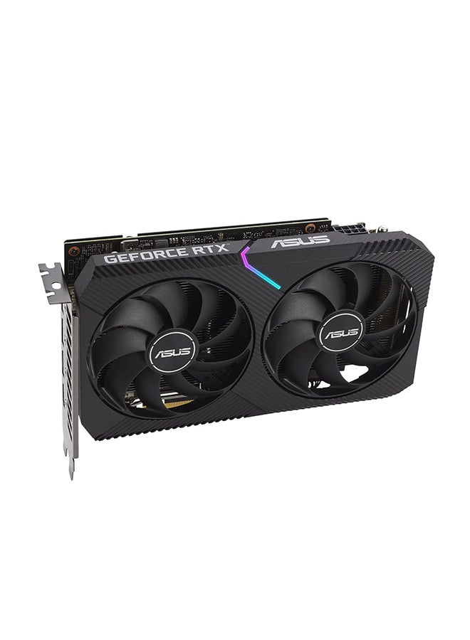 ASUS Dual NVIDIA GeForce RTX 3060 V2 OC Edition 12GB GDDR6 Gaming Graphics Card (PCIe 4.0, 12GB GDDR6 Memory, HDMI 2.1, DisplayPort 1.4a, 2-Slot Design, Axial-tech Fan Design, 0dB Technology) Black