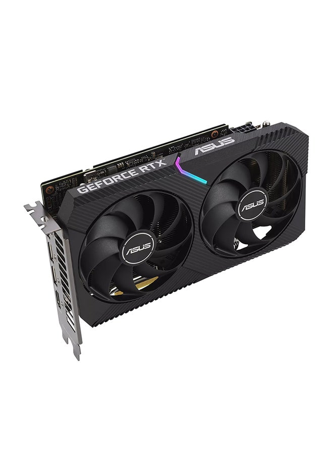 ASUS Dual NVIDIA GeForce RTX 3060 V2 OC Edition 12GB GDDR6 Gaming Graphics Card (PCIe 4.0, 12GB GDDR6 Memory, HDMI 2.1, DisplayPort 1.4a, 2-Slot Design, Axial-tech Fan Design, 0dB Technology) Black