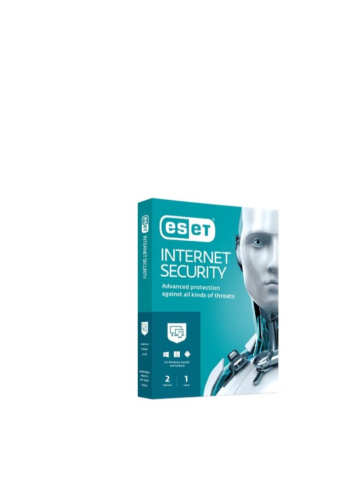 NOD32 Internet Security For 2 User 1 Year White