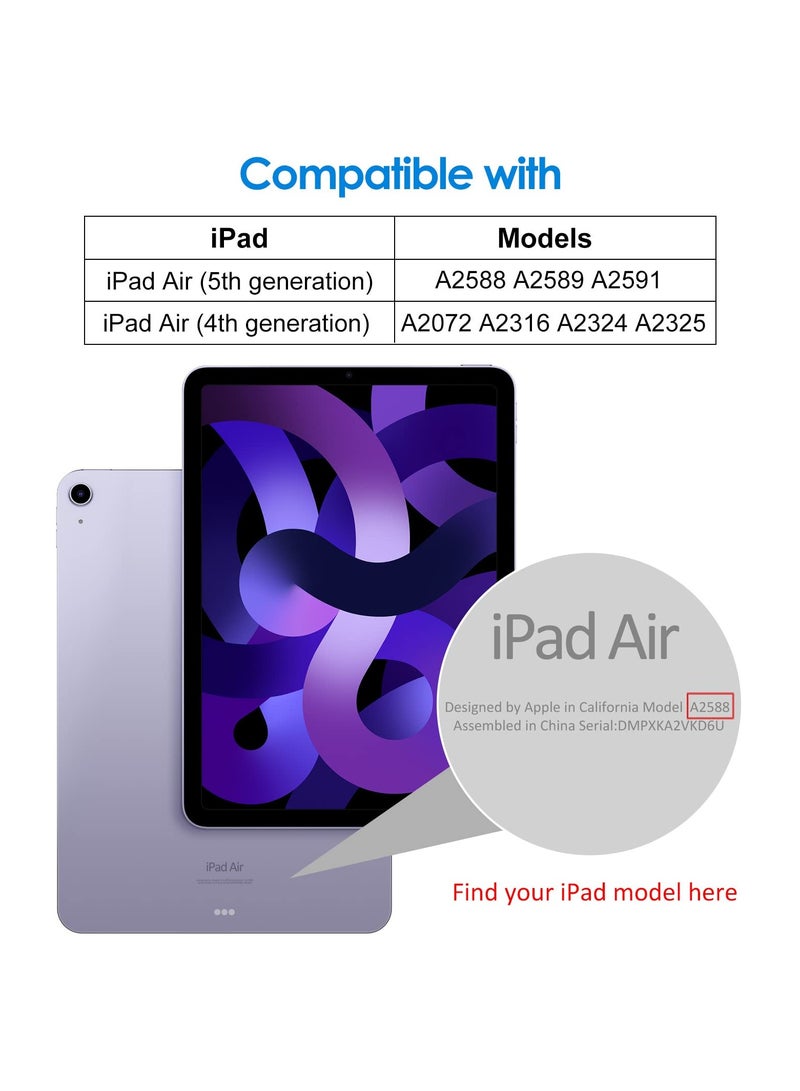 Screen Protector for iPad Air 5/4 (10.9-Inch, 2022/2020 Model, 5th/4th Generation), Tempered Glass Film