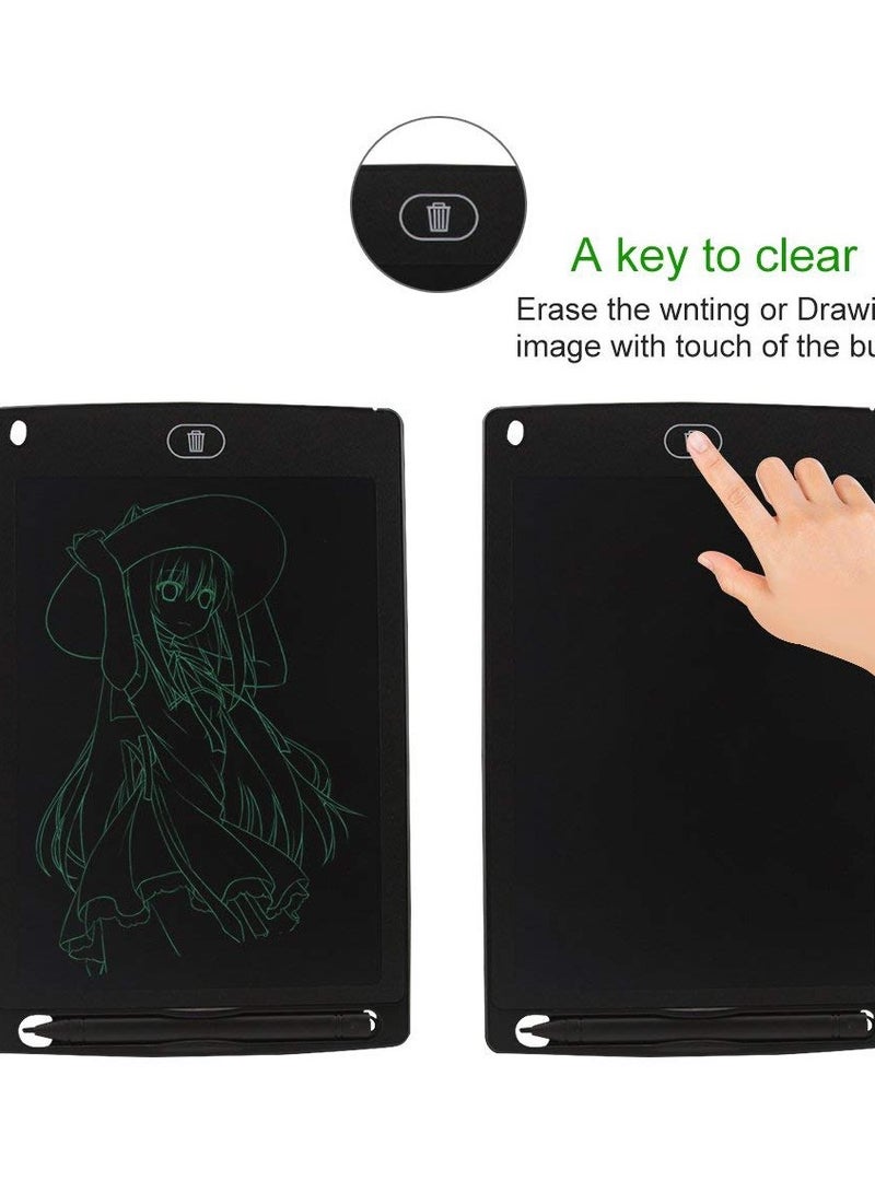 LCD Writing Tablet 8.5 Inch Doodle Pad Portable Electronic Writer Environmental Writing and Drawing Memo Board