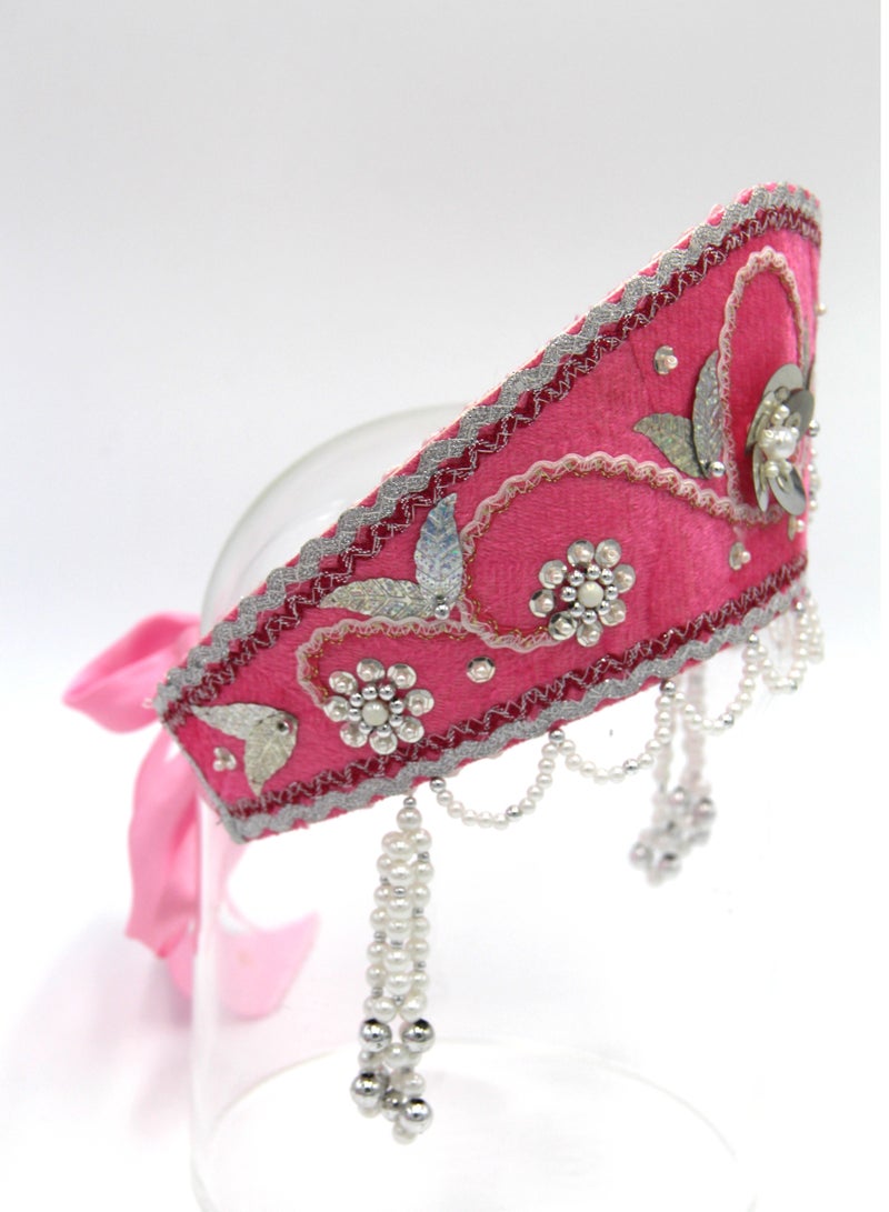 D' Daniela - Women's Traditional Headdress Kokoshnik - Hot Pink