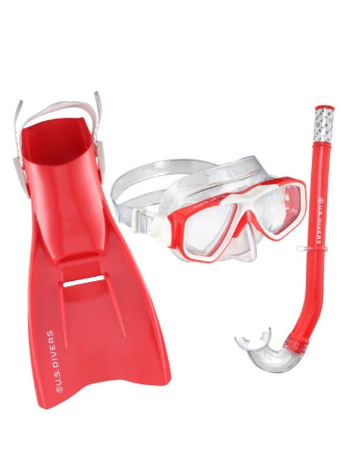 U.S. Divers Tiki Junior Snorkelling Set Rad Large/Extra Large