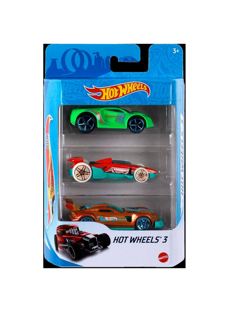 Hot Wheels K5904 Pack Of 3   Assorted