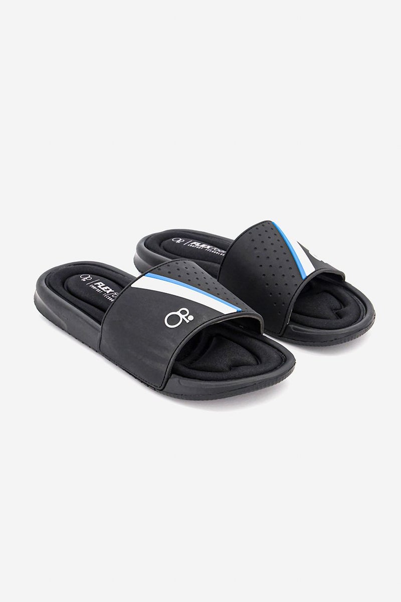 Men Slip On Slides, Black