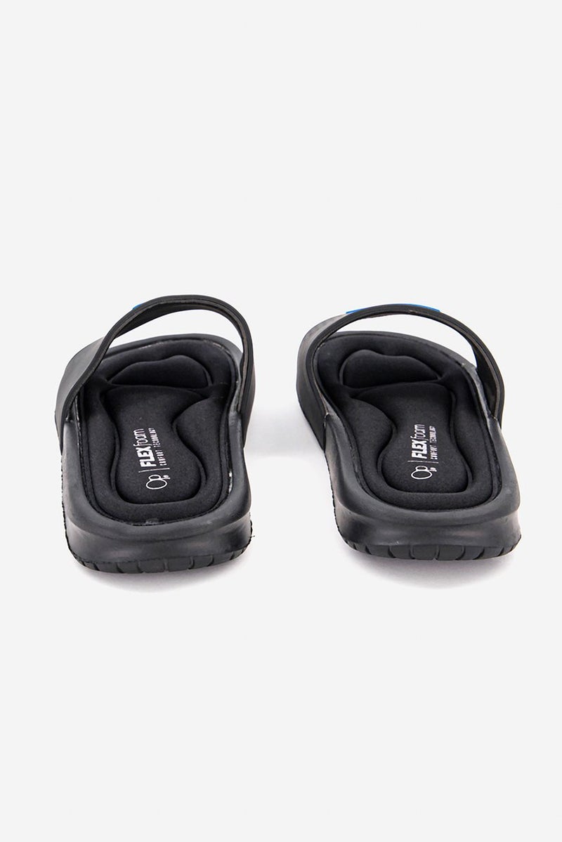 Men Slip On Slides, Black