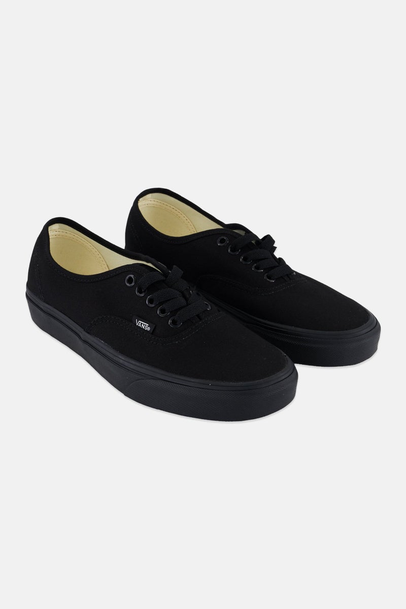 Men Authentic Lace Up Casual Shoes, Black