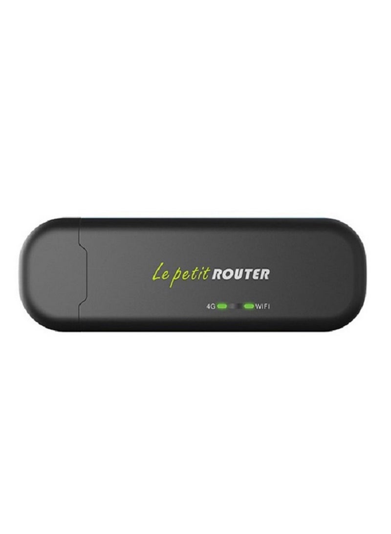 4G LTE USB Portable Router 150 Mbps Black