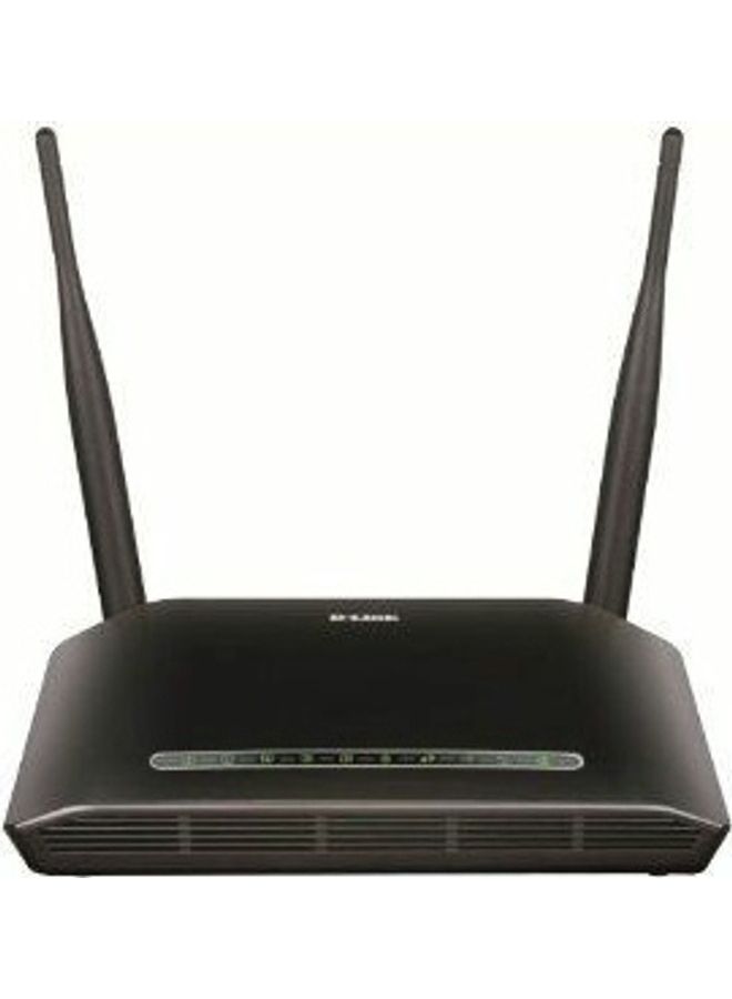 4-Port N300 High Speed Wireless Router Black