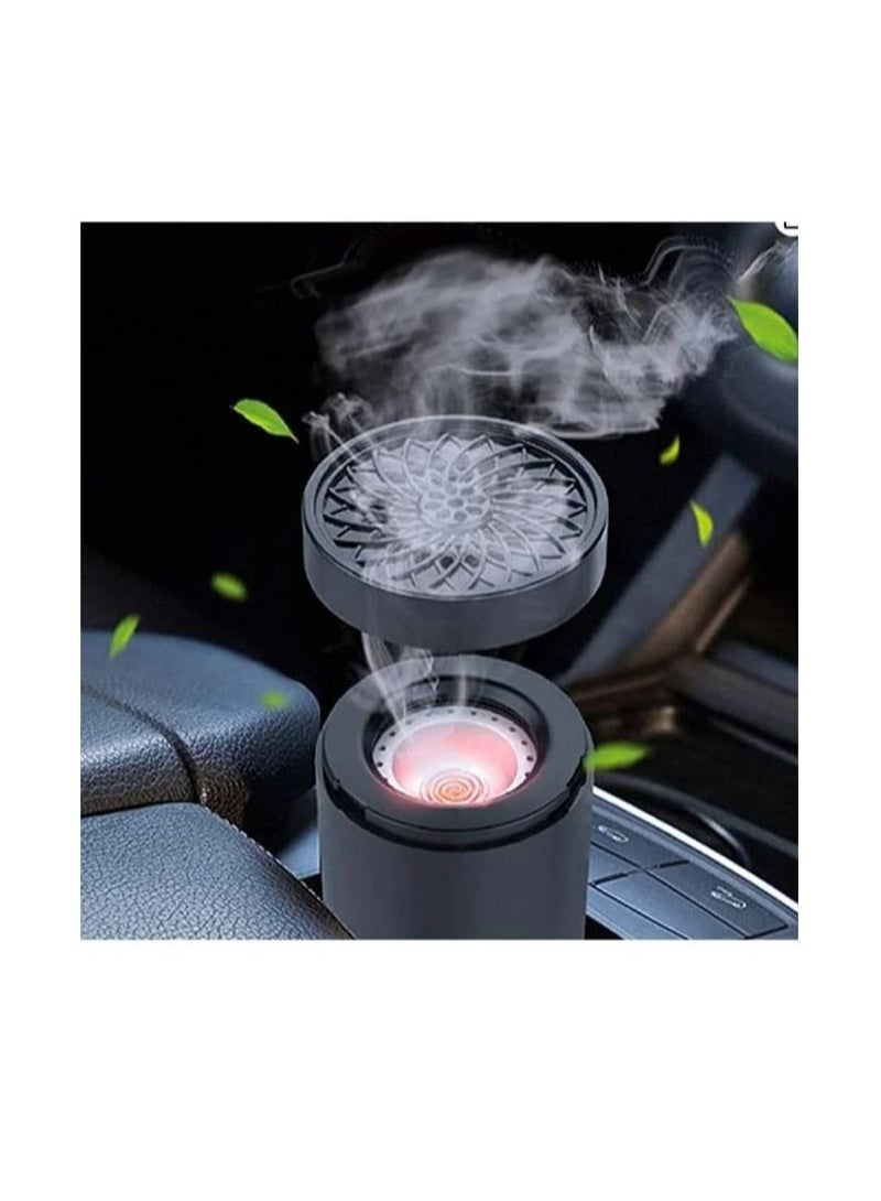 New Style Type-C Power Incense Burner Bukhoor With Quran Speaker And Bluetooth Speaker Black
