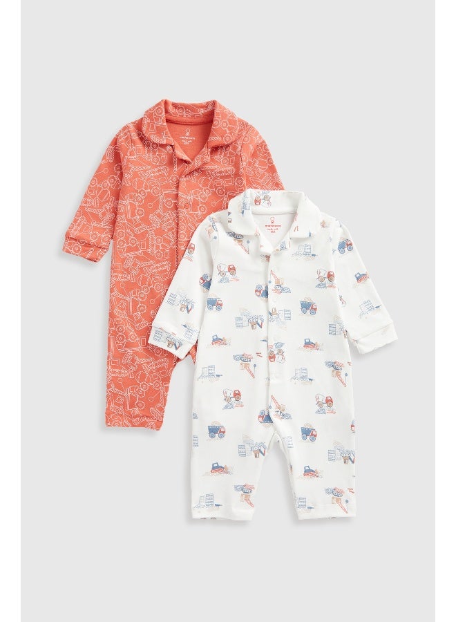 Vehicles Pyjamas - 2 Pack