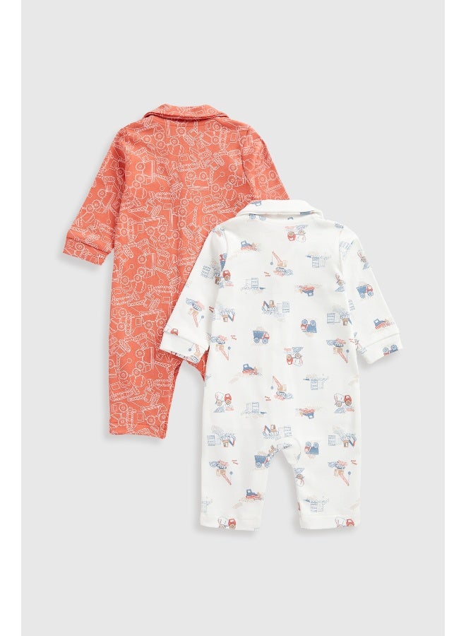 Vehicles Pyjamas - 2 Pack