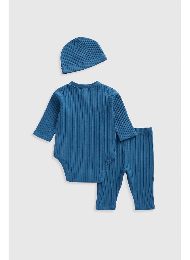 Blue 3-Piece Outfit Set