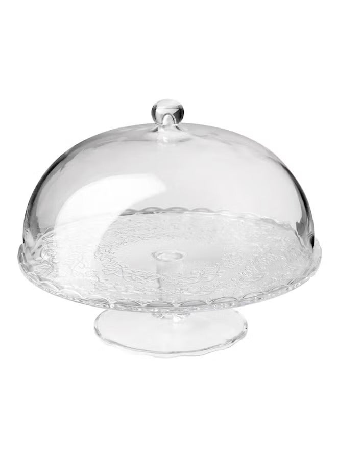 Brollop Serving Stand With Lid Clear