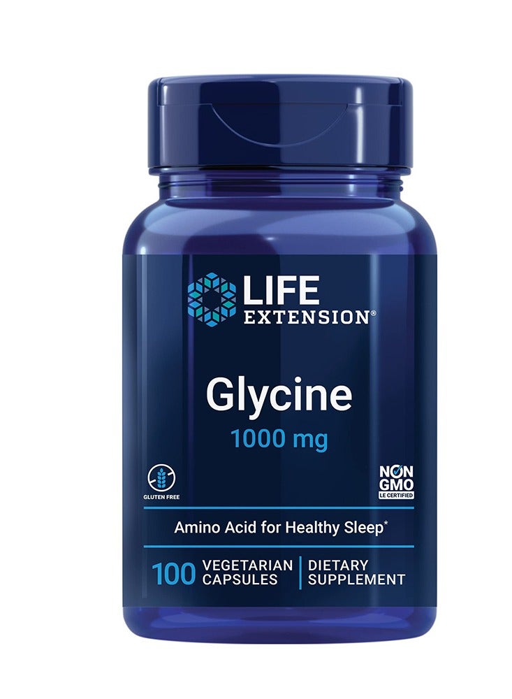 Glycine 100 Veggie Capsules 1000 Mg