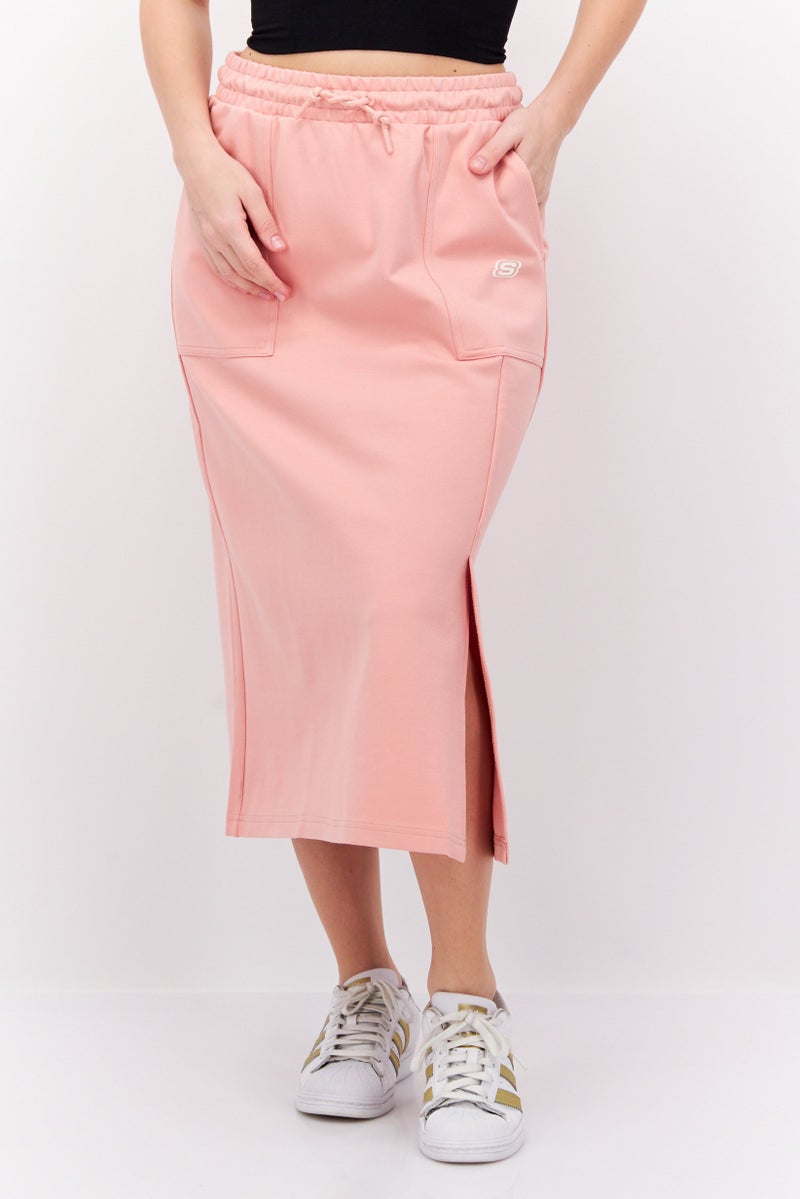 Women Sportwear Fit Brand Logo Outdoor Skirt, Pink