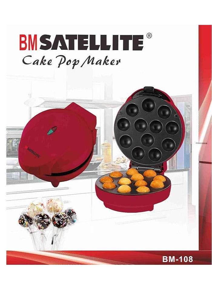 BMSATELLITE CAKE POP MAKER,New Cake Pop Maker, Makes 8 Delicious Cake Pops