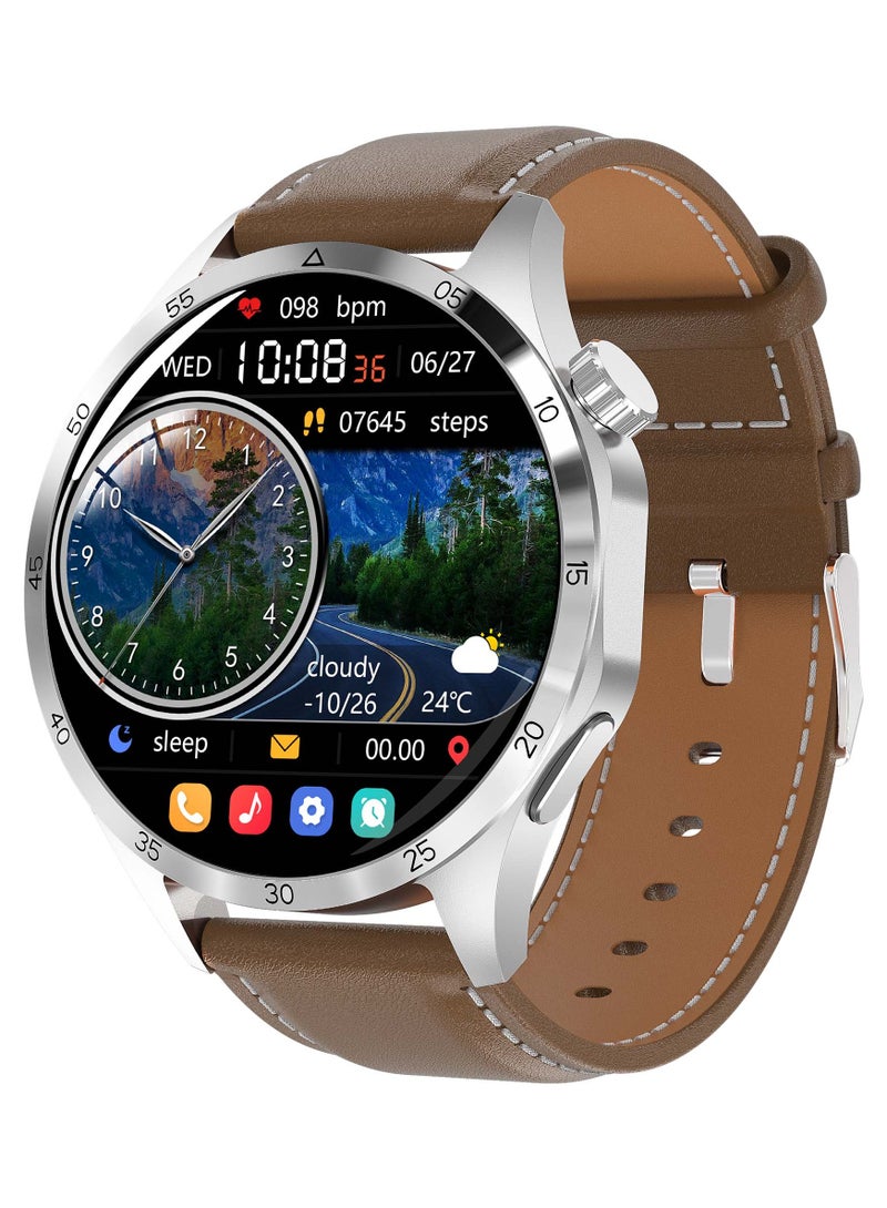 GT4 Pro Smart Watch Men IP68 NFC AMOLED 360*360 HD Screen Heart Rate Bluetooth Call SmartWatch