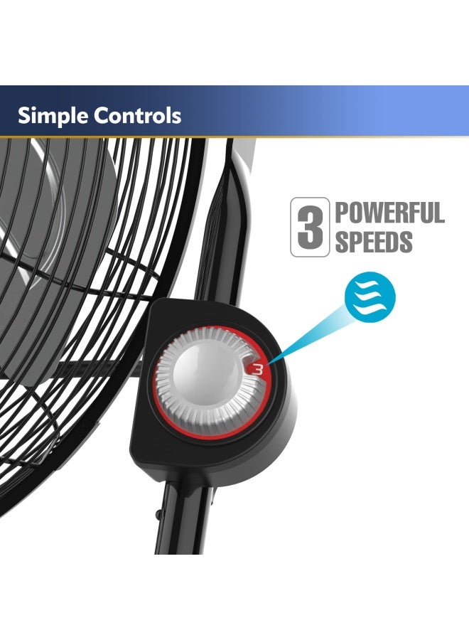 Lasko 20 High Velocity Commercial Grade Quickmount Converts From Floor Wall Mount Fan Ideal For Garages Basements Gyms 2264Qm 7 X 22 X 22 Inches Black Silver