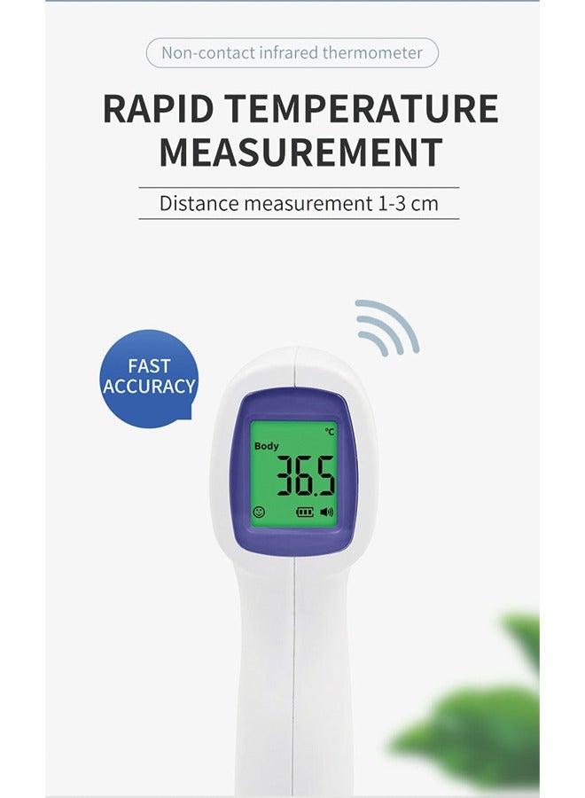 Non-Contact Smart Forehead Thermometer, Handheld Digital Temperature Measurement for Home Use, Baby & Medical Grade