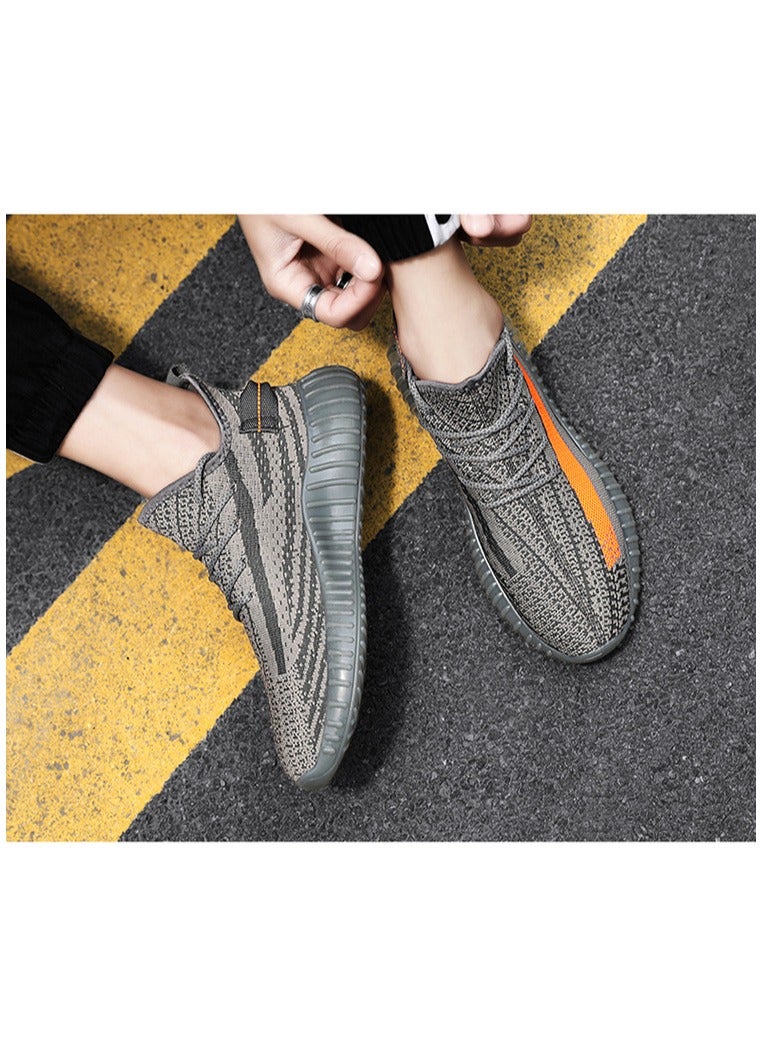 Breathable Sneakers Fly Woven Coconut Casual Shoes Men's And Women's Couple Shoes