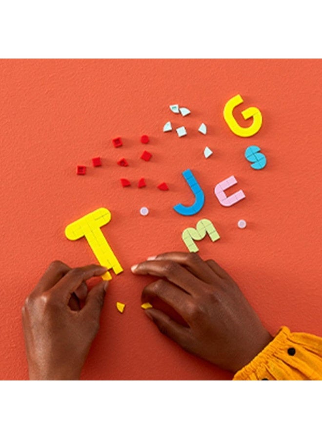 LEGO DOTS Lots of DOTS – Lettering 41950 DIY Craft Decoration Kit (722 Pieces)