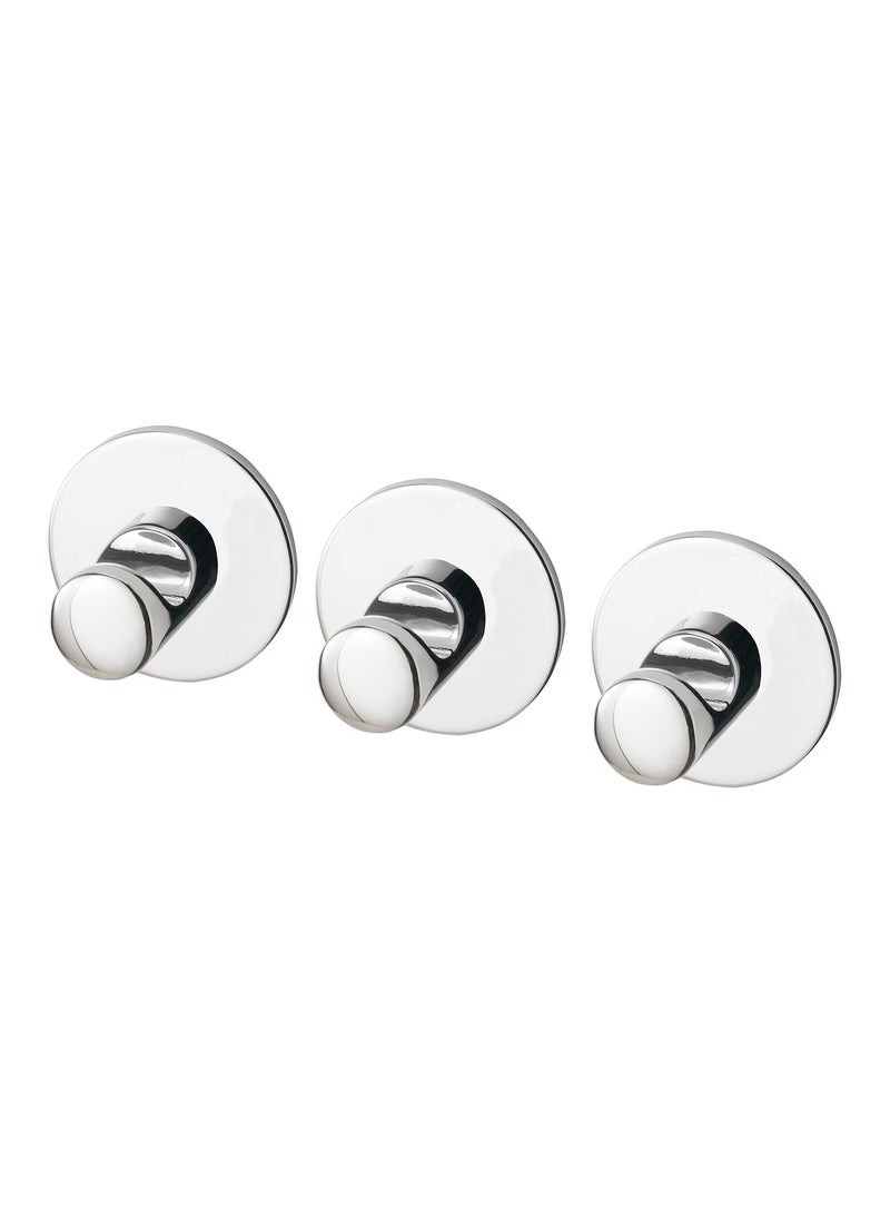 Towel Hook, Self-adhesive, Chrome-plated, Easy to Install