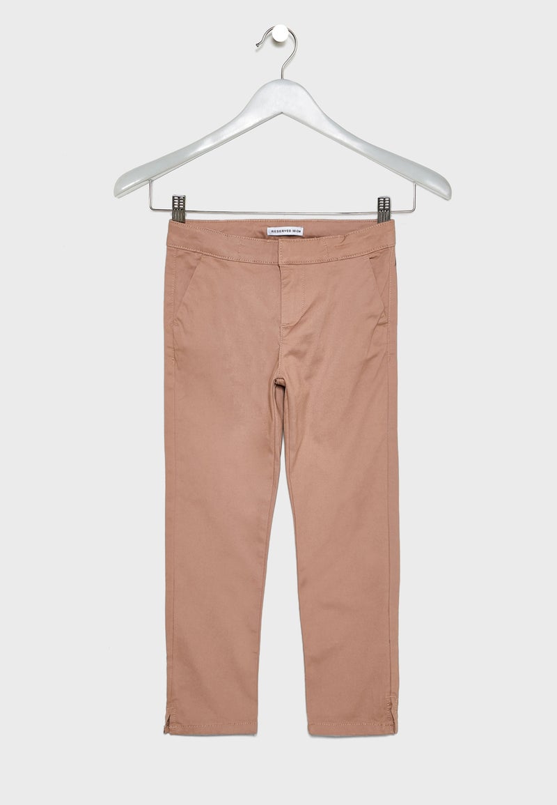 Cotton Classic Trousers Pink