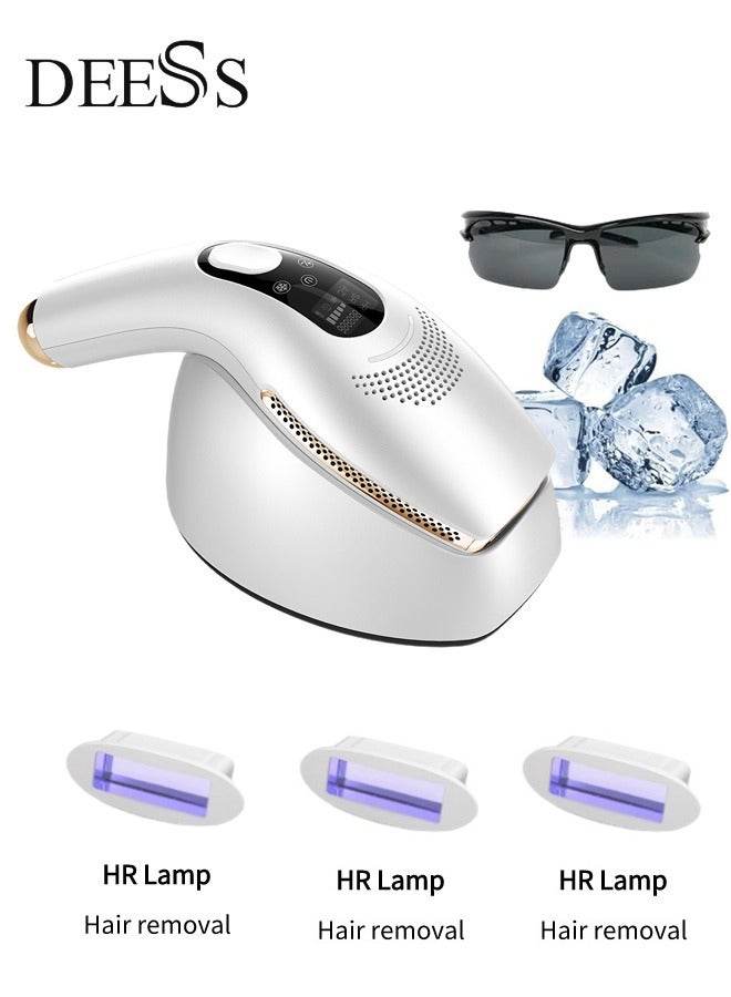 GP590 PLUS Unlimited Flashes Permanent Painless IPL Laser Hair Removal Device, Epilator With 3*HR Lamps