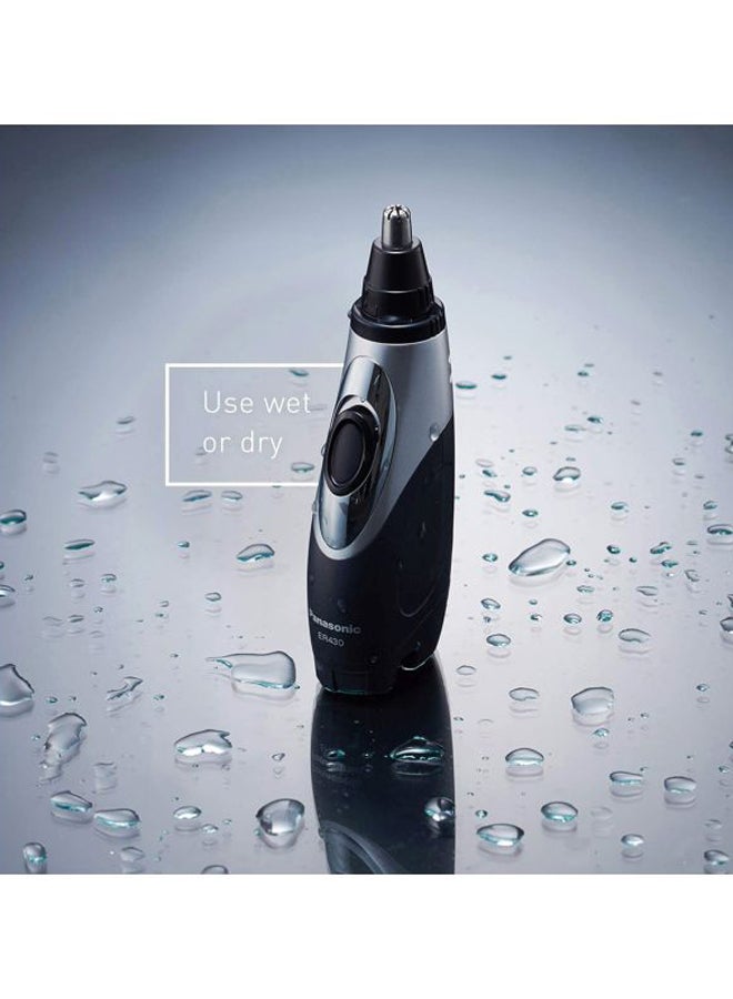 Nose and Ear Hair Trimmer Black/Silver