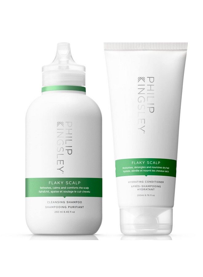 Flaky Scalp Shampoo And Conditioner Set For Dry Scalp Cleansing Hair Products Soothing Soothes And Calms