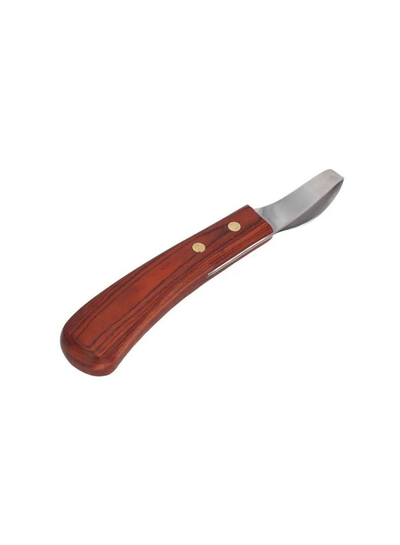 1-Piece Professional Multipurpose Cattle Horse Hoof Cutter,Stainless Steel Blade Rubber Wood Handle Hoof Trimmer Shears