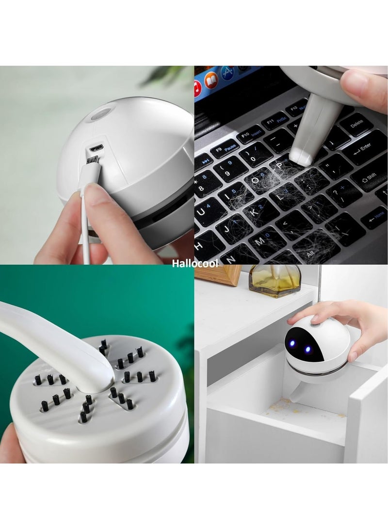 Mini Robot Desktop Vacuum Cleaner for Pick up Tiny Items