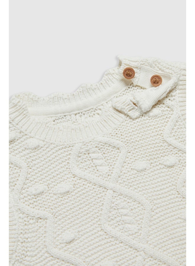 Cream 2-in-1 Jumper