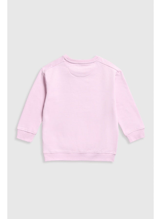 Pink Longline Sweat Top