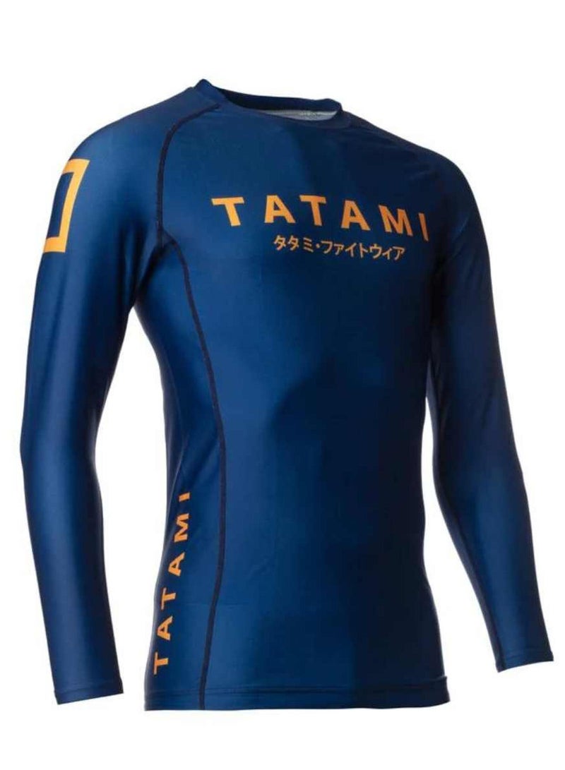 KATAKANA LONG SLEEVE RASHGUARD NAVY SMALL