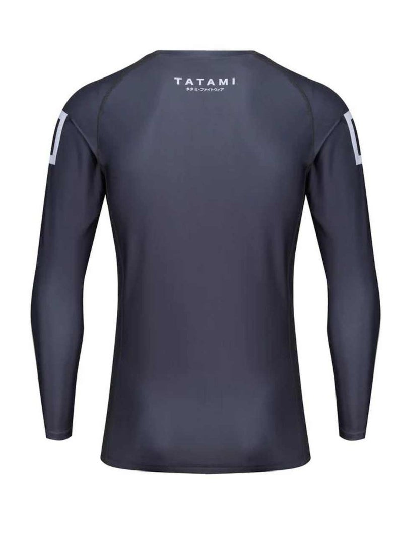 KATAKANA LONG SLEEVE RASHGUARD GREY SMALL